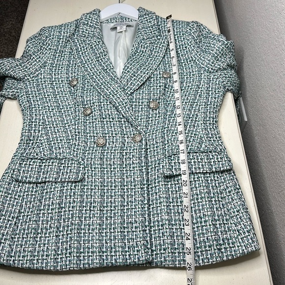 Rachel Zoe Tweed Blazer Size Medium - Picture 13 of 14
